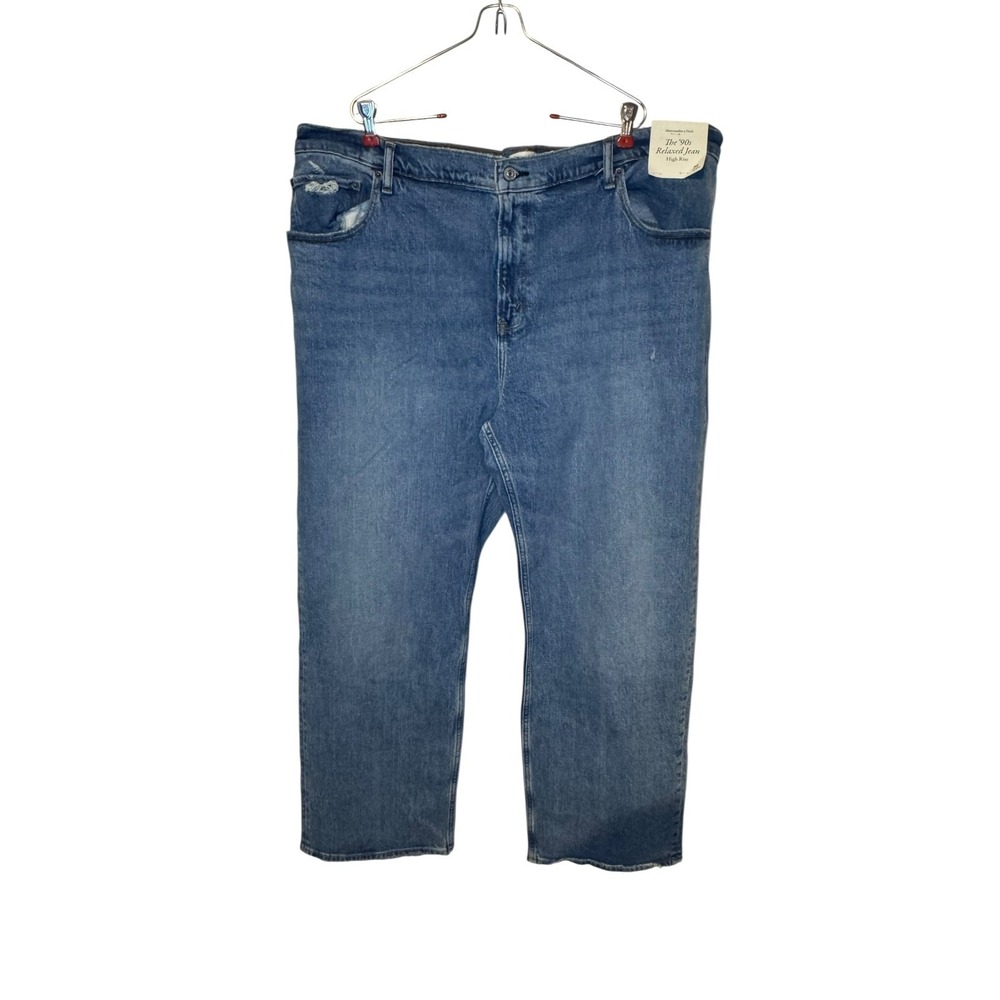 Abercrombie & Fitch Women's Jeans NWT '90s Relaxed High Rise Denim 36/22R NWT